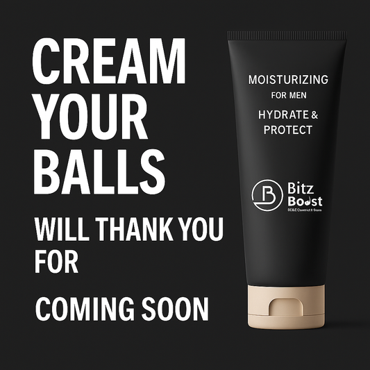 BitzBoost™ Men’s Balls Moisturizer – Confidence Boosting, Cooling & Hydrating Cream